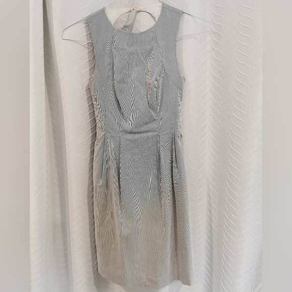 RW&Co XXS Grey&White Business Dress WITH POCKETS - Picture 5 of 9